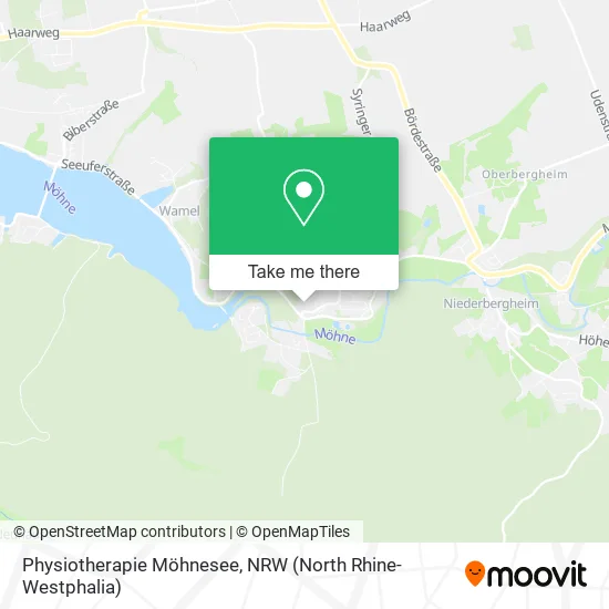 Карта Physiotherapie Möhnesee