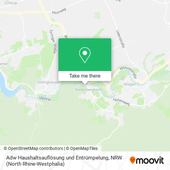 Карта Adw Haushaltsauflösung und Entrümpelung