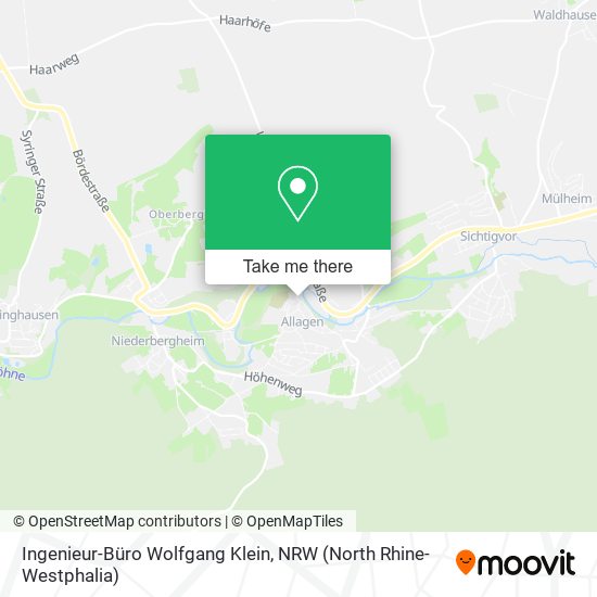 Ingenieur-Büro Wolfgang Klein map