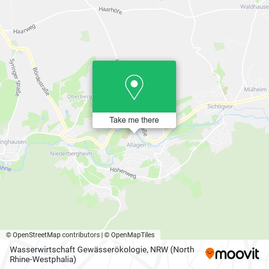 Wasserwirtschaft Gewässerökologie map