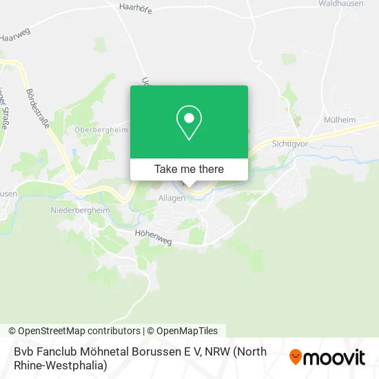 Карта Bvb Fanclub Möhnetal Borussen E V