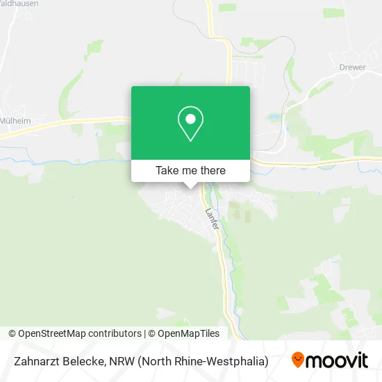 Карта Zahnarzt Belecke