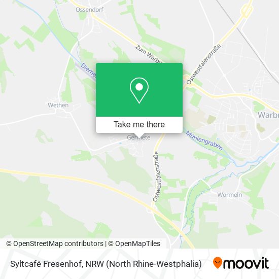 Syltcafé Fresenhof map