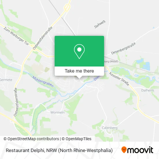 Карта Restaurant Delphi