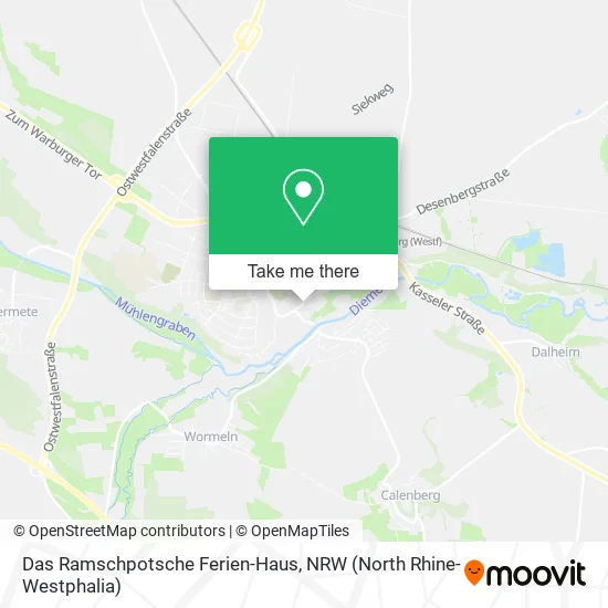 Карта Das Ramschpotsche Ferien-Haus