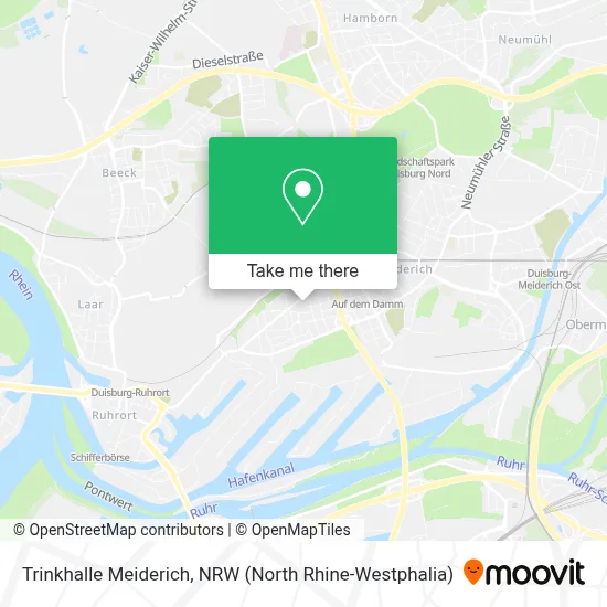 Trinkhalle Meiderich map