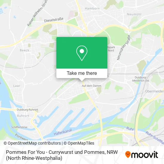 Pommes For You - Currywurst und Pommes map