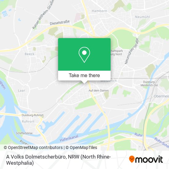 A Volks Dolmetscherbüro map