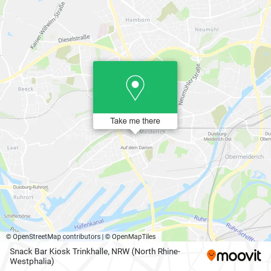 Карта Snack Bar Kiosk Trinkhalle