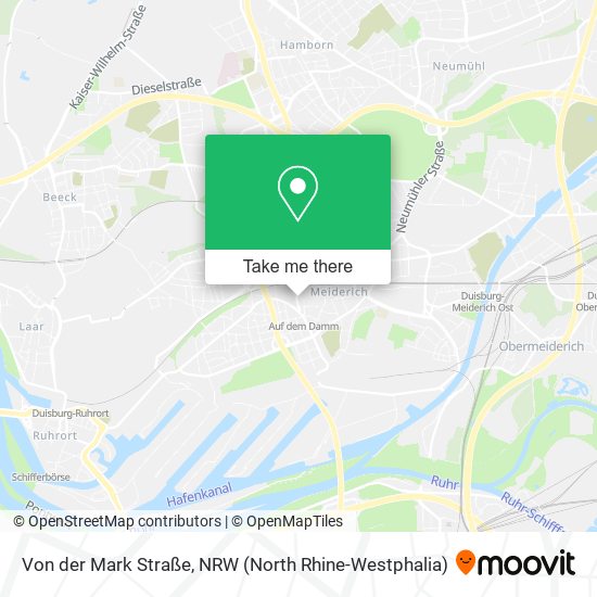 Von der Mark Straße map