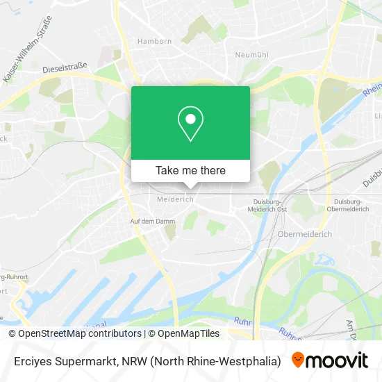 Erciyes Supermarkt map