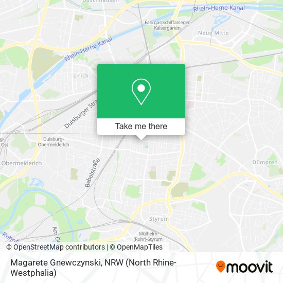 Magarete Gnewczynski map