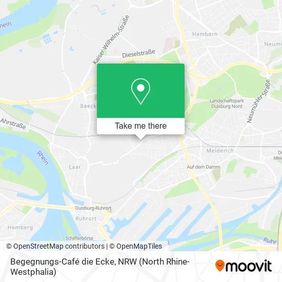 Карта Begegnungs-Café die Ecke