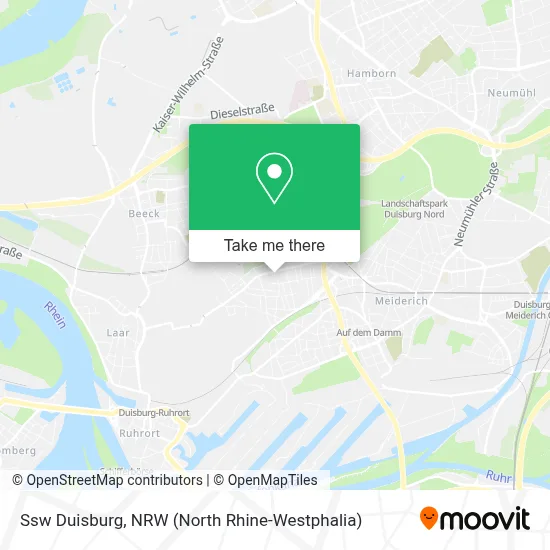 Ssw Duisburg map