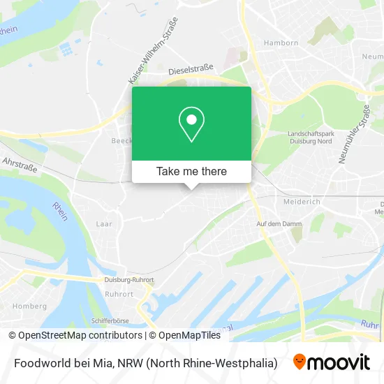 Карта Foodworld bei Mia