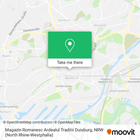Magazin Romanesc Ardealul Traditii Duisburg map