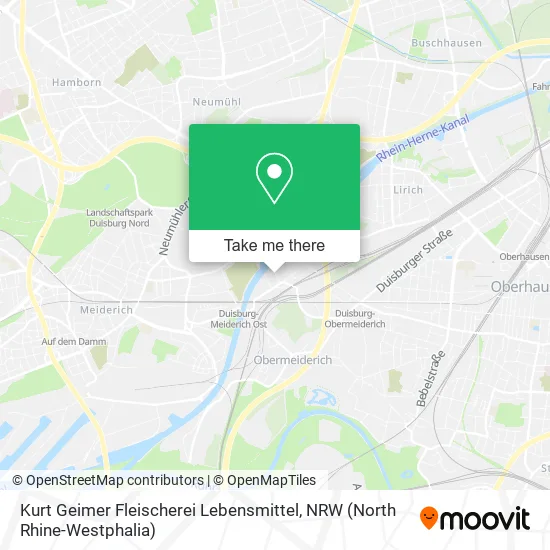 Карта Kurt Geimer Fleischerei Lebensmittel