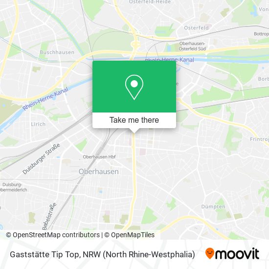 Gaststätte Tip Top map