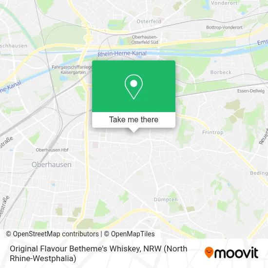 Original Flavour Betheme's Whiskey map