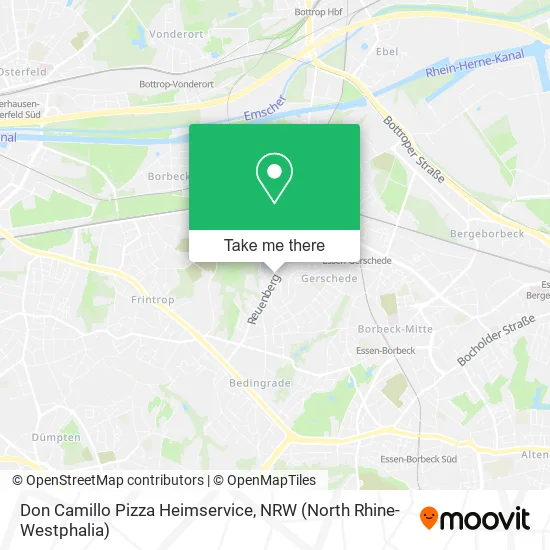 Карта Don Camillo Pizza Heimservice