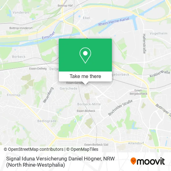 Карта Signal Iduna Versicherung Daniel Högner