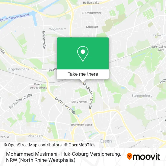 Карта Mohammed Muslmani - Huk-Coburg Versicherung