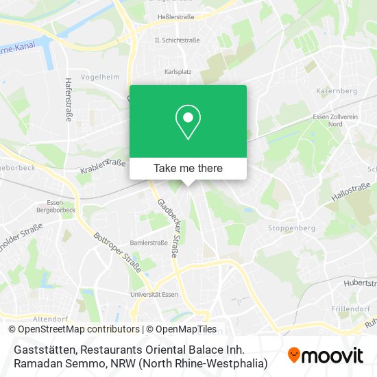 Gaststätten, Restaurants Oriental Balace Inh. Ramadan Semmo map