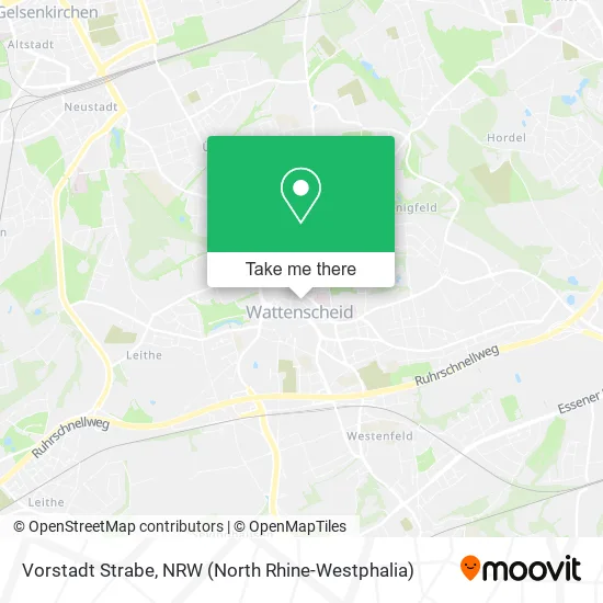 Карта Vorstadt Strabe
