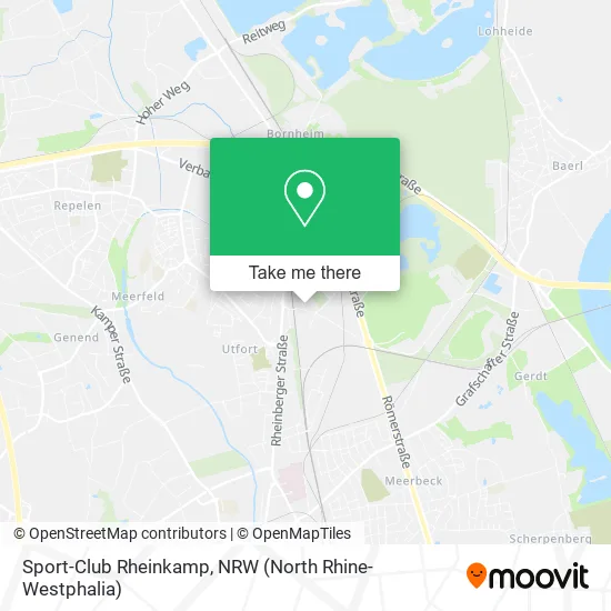 Карта Sport-Club Rheinkamp