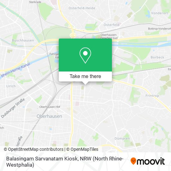 Balasingam Sarvanatam Kiosk map