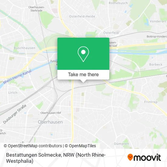 Bestattungen Solmecke map