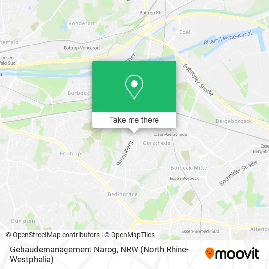 Карта Gebäudemanagement Narog