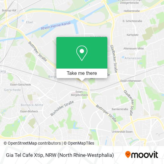 Gia Tel Cafe Xtip map