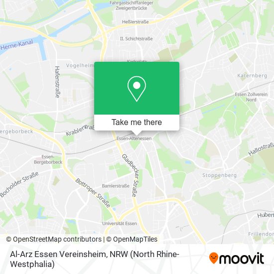 Al-Arz Essen Vereinsheim map