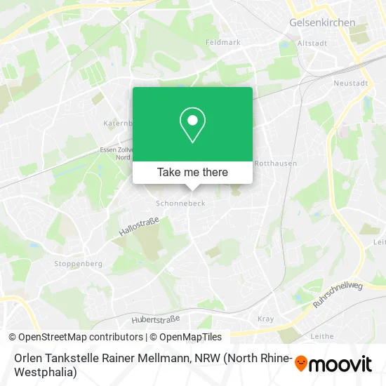 Карта Orlen Tankstelle Rainer Mellmann