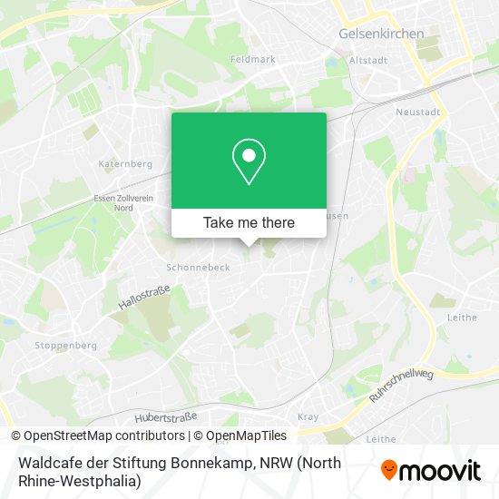 Waldcafe der Stiftung Bonnekamp map
