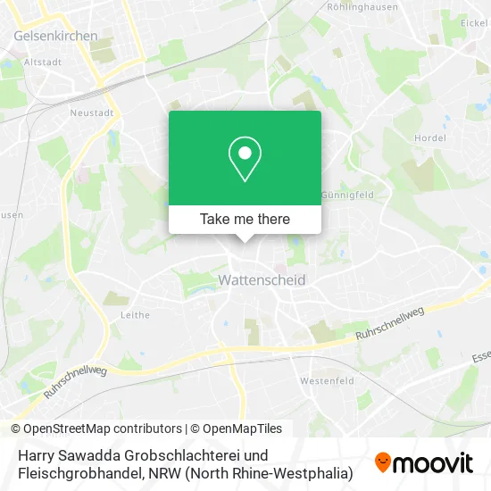 Harry Sawadda Grobschlachterei und Fleischgrobhandel map