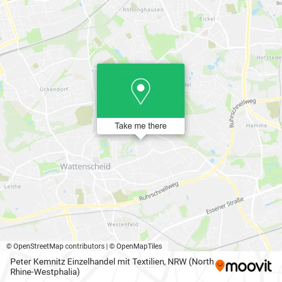 Peter Kemnitz Einzelhandel mit Textilien map