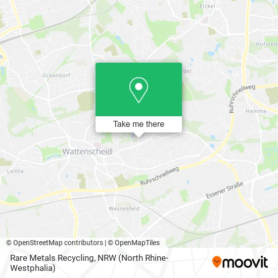 Карта Rare Metals Recycling