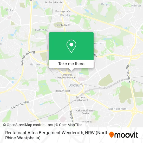 Карта Restaurant Altes Bergament Wenderoth