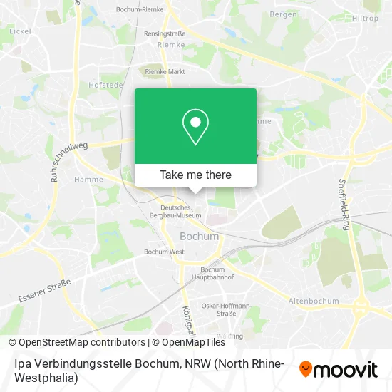 Карта Ipa Verbindungsstelle Bochum