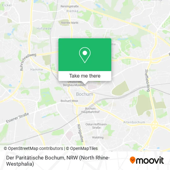 Карта Der Paritätische Bochum