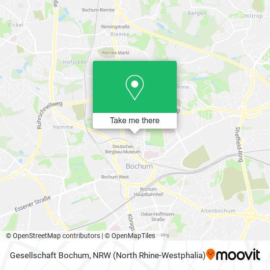 Gesellschaft Bochum map