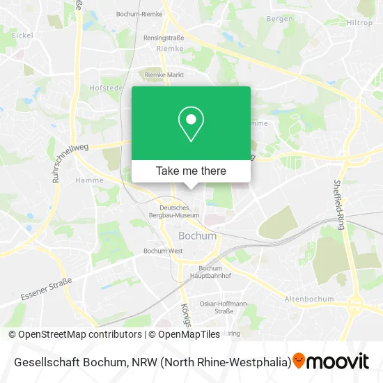 Карта Gesellschaft Bochum