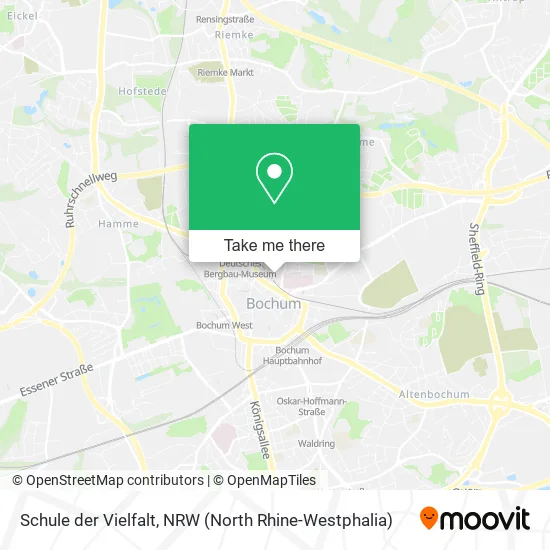 Карта Schule der Vielfalt