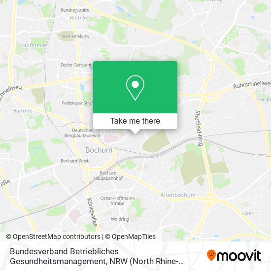 Bundesverband Betriebliches Gesundheitsmanagement map