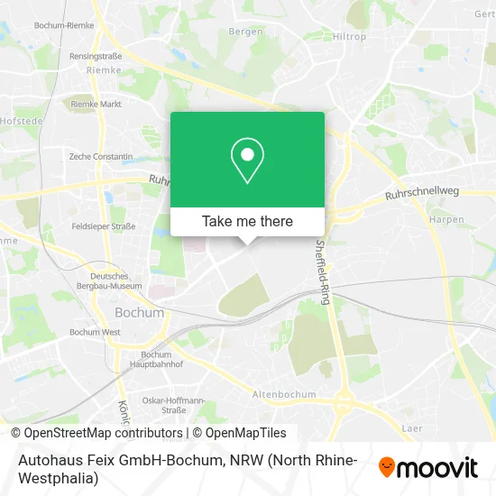 Autohaus Feix GmbH-Bochum map