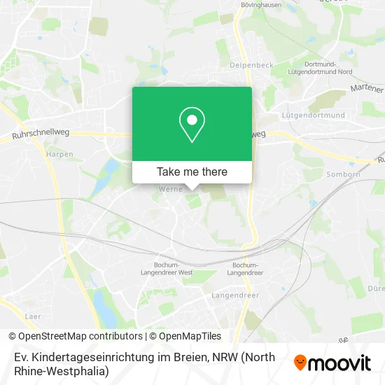 Карта Ev. Kindertageseinrichtung im Breien