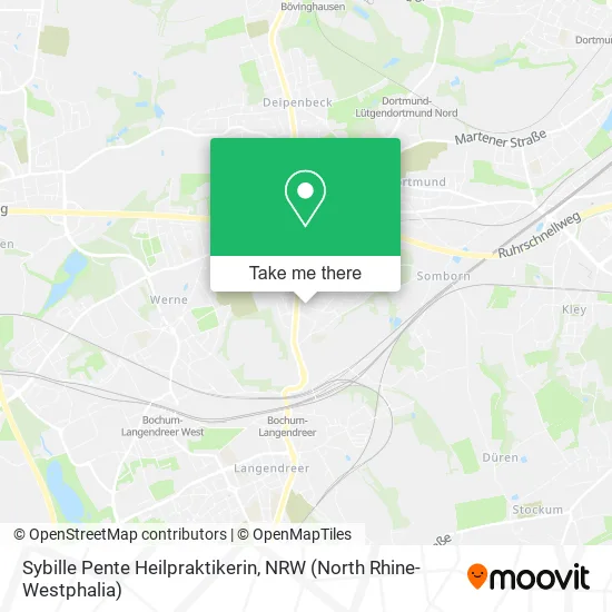 Карта Sybille Pente Heilpraktikerin