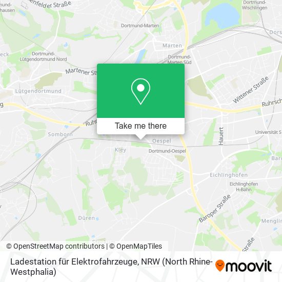 Ladestation für Elektrofahrzeuge map
